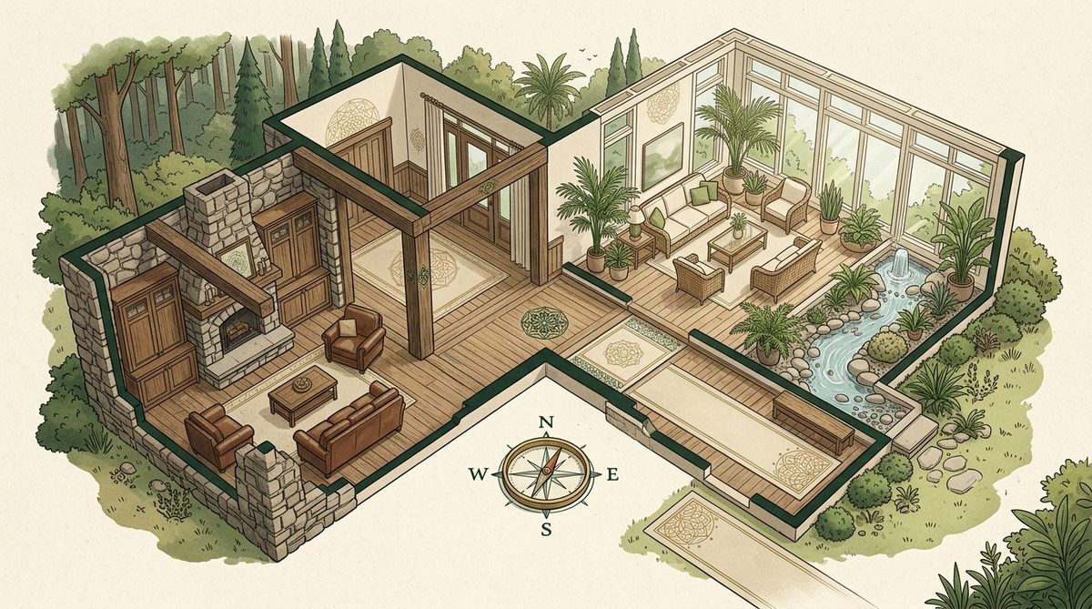 The First Rule of Vastu for Home: South-West Heavy, North-East Light